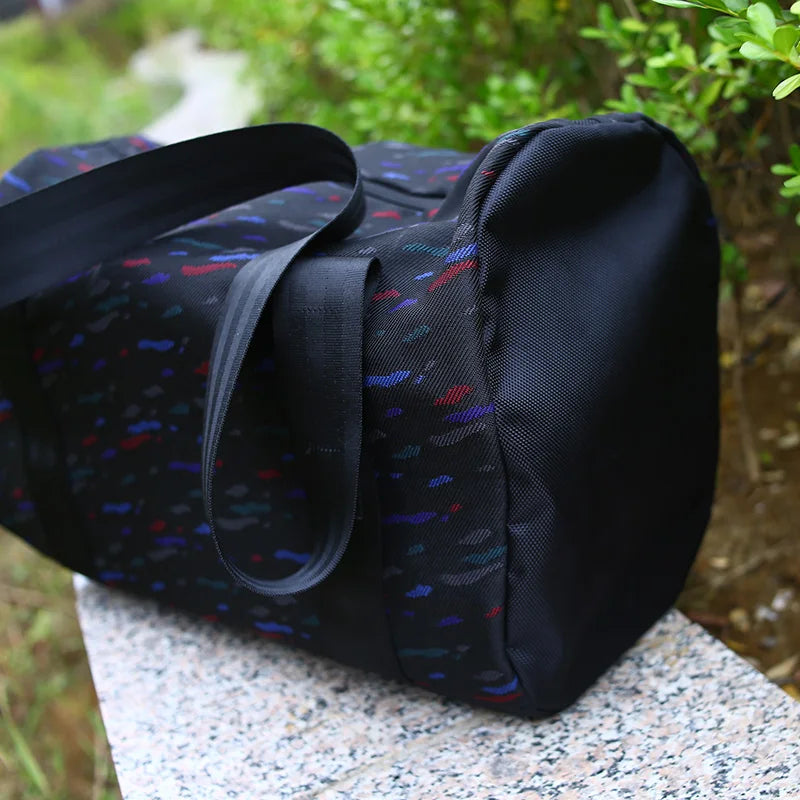 JDM Retro Confetti Style Canvas Duffle / Travel Bag