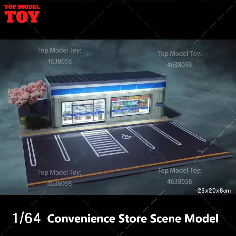 1/64 JDM Convenience Store LED Lighting Parking Lot