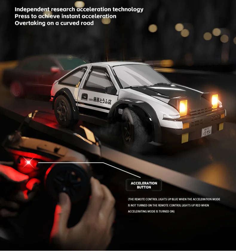 AE86 Mini Desktop Remote Control Drift Car 1:64 Scale