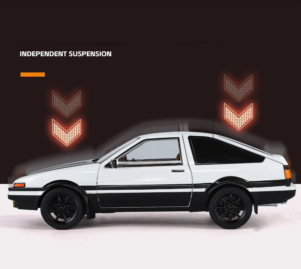 1:18 Initial D AE86 Alloy Car Model with Sound and Light