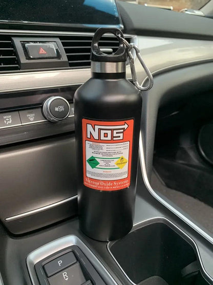 NOS style insulated drink bottle 500ml capacity - 6 colors! - JDM Global Warehouse