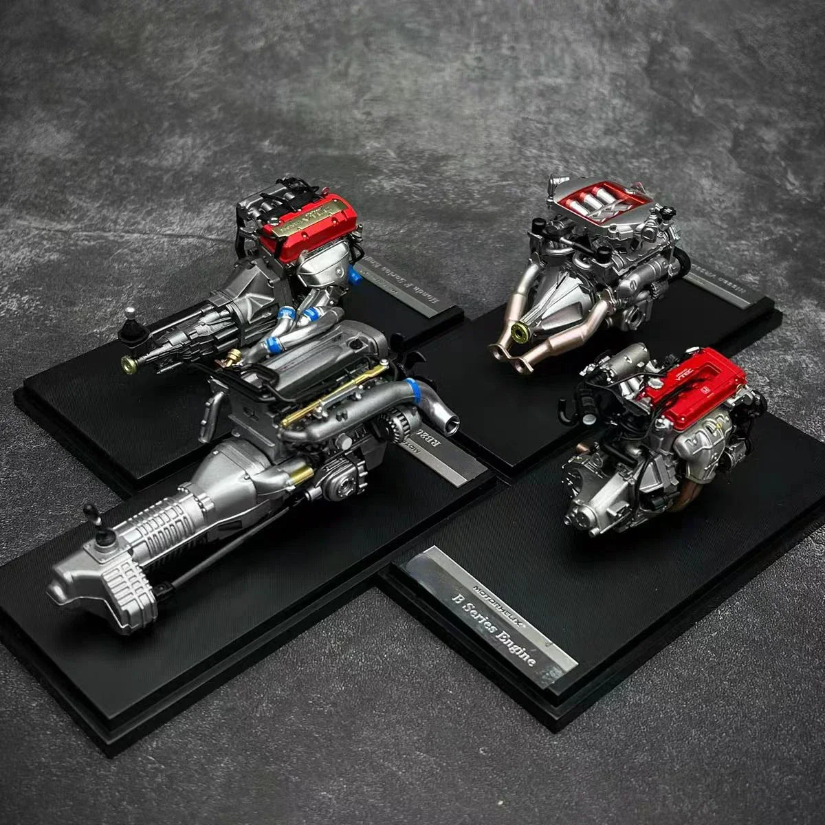 1/18 Honda, Nissan, and Evo Engine Model