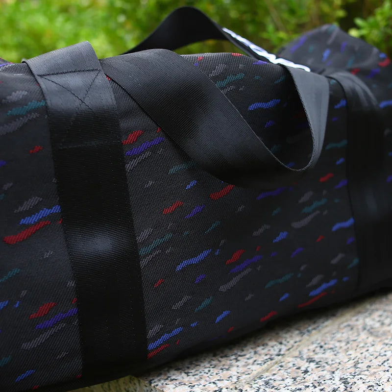JDM Retro Confetti Style Canvas Duffle / Travel Bag