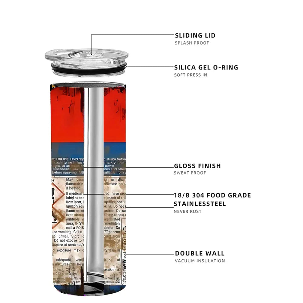 WD40 Stainless Steel Insulated Dual Wall Cup - 20 oz.