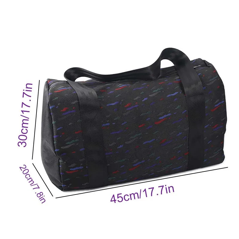 JDM Retro Confetti Style Canvas Duffle / Travel Bag