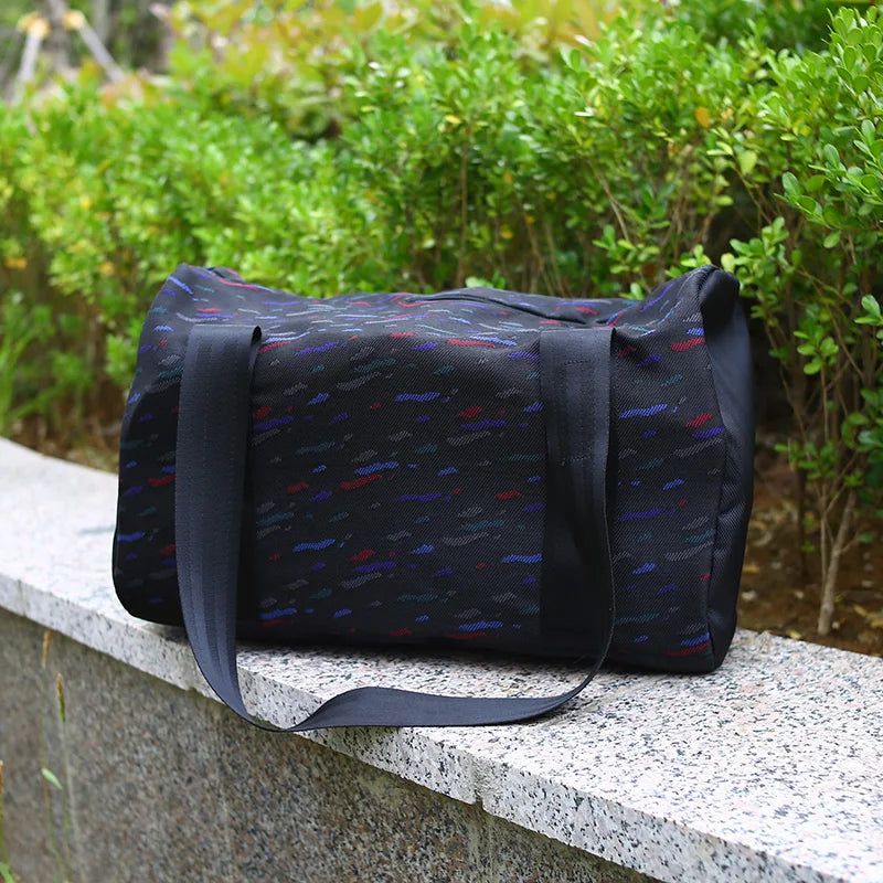 JDM Retro Confetti Style Canvas Duffle / Travel Bag