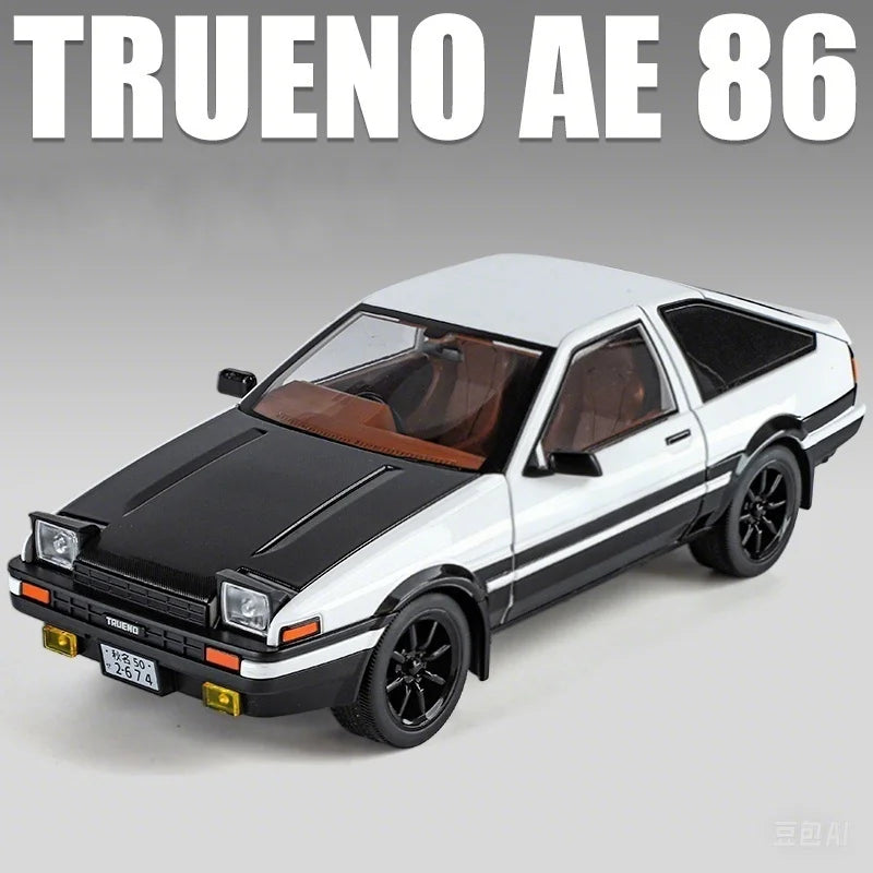 1:18 Initial D AE86 Alloy Car Model with Sound and Light