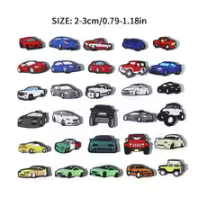 Amuletos de zapatos JDM Car para Crocs - paquete de 10 o 20