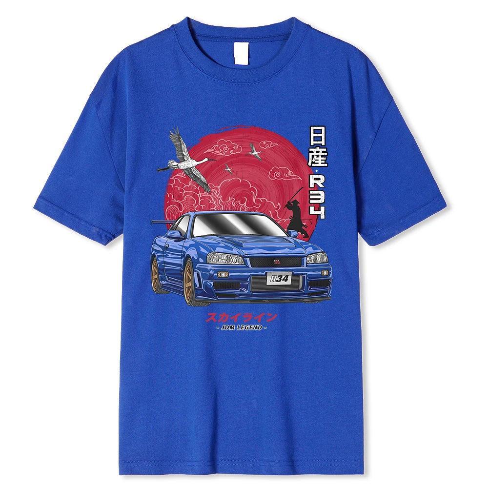 Nissan Skyline R34 GTR T Shirt - JDM Global Warehouse