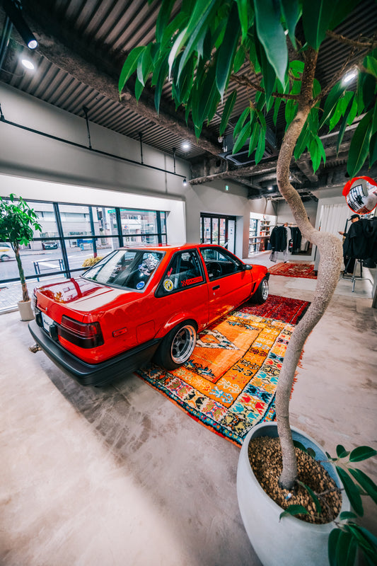 Ryohei’s AE85 Levin at Peaches Tokyo poster | Jack Prebble Media