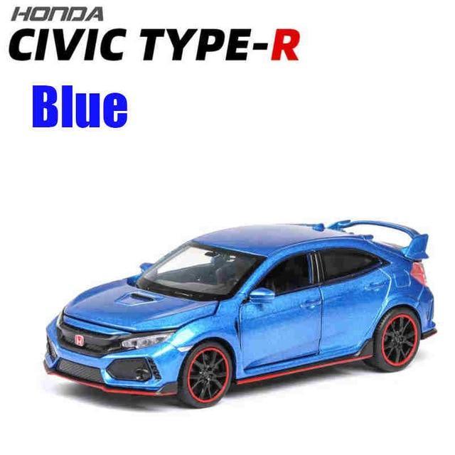 1:32 HONDA CIVIC TYPE-R die-cast model car - 7 versions! - JDM Global Warehouse