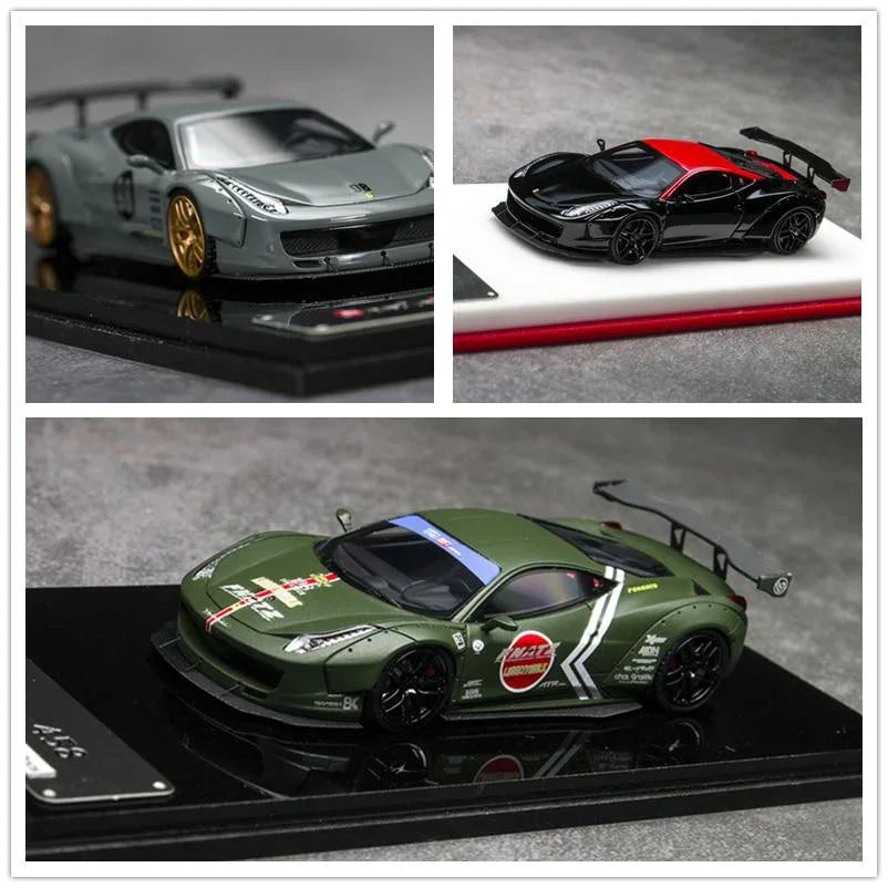 1:64 Liberty Walk Ferrari 458 Model Car - 5 colors to choose from! - JDM Global Warehouse