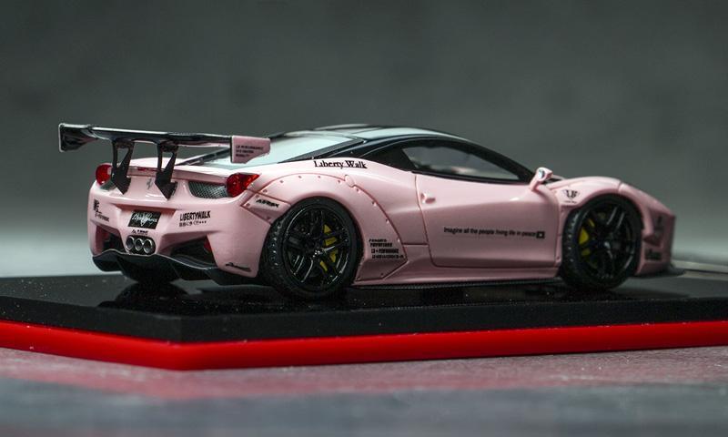 1:64 Liberty Walk Ferrari 458 Model Car - 5 colors to choose from! - JDM Global Warehouse