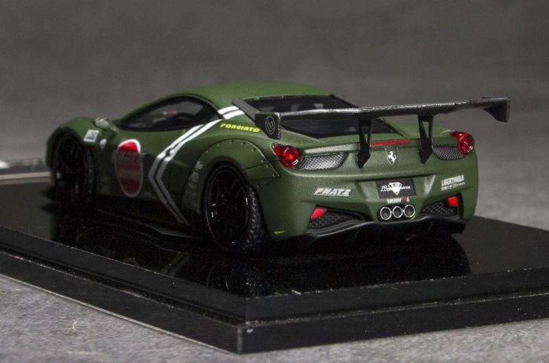 1:64 Liberty Walk Ferrari 458 Model Car - 5 colors to choose from! - JDM Global Warehouse