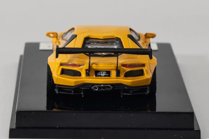 1:64 Liberty Walk Lamborghini Aventador LB700 Pikachu Yellow Diecast Model Car - JDM Global Warehouse