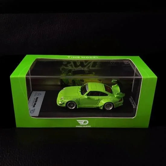 1:64 Porsche RWB 993 Green 2020 Edition DieCast Model Car - JDM Global Warehouse