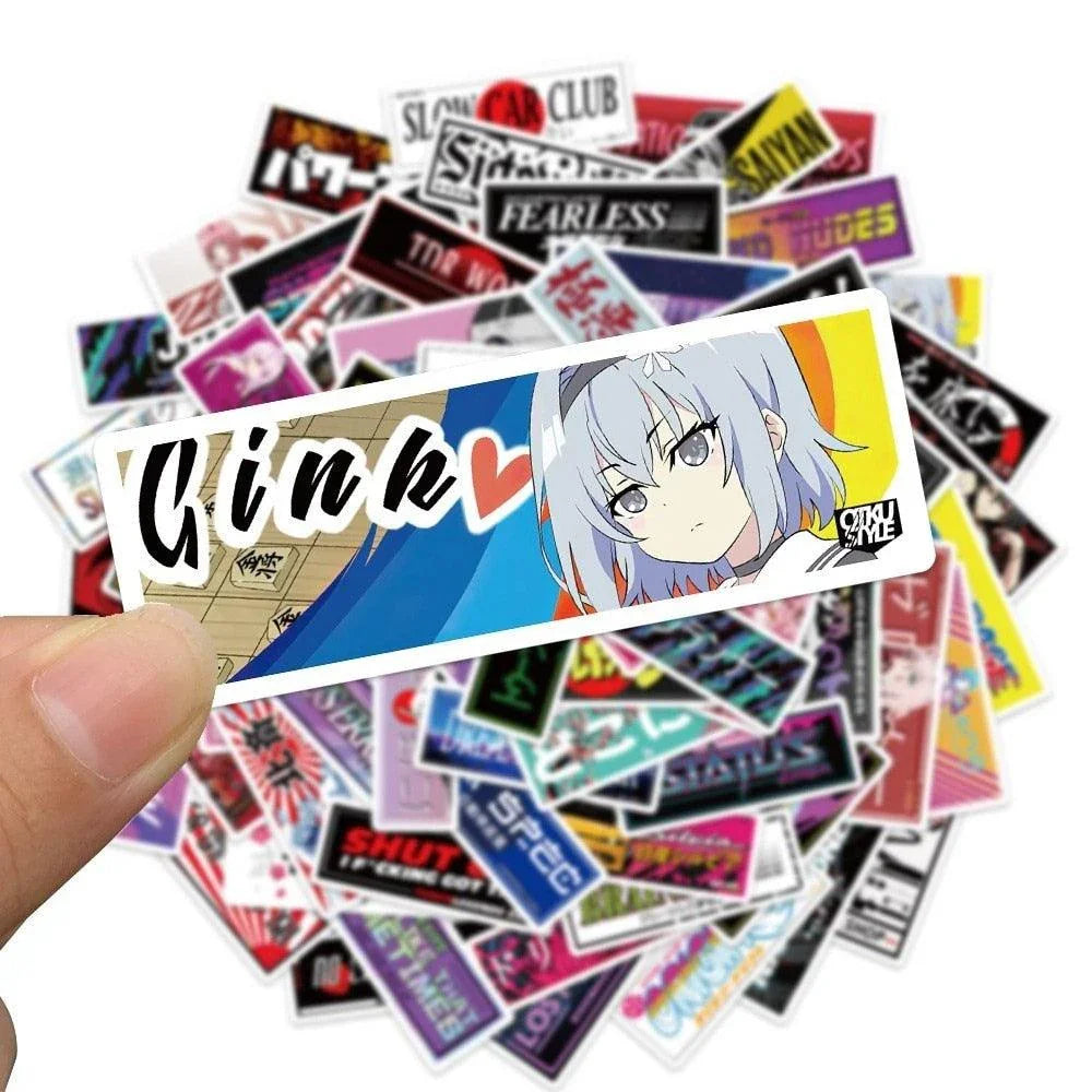 50 Piece JDM Decorative Sticker Pack - JDM Global Warehouse