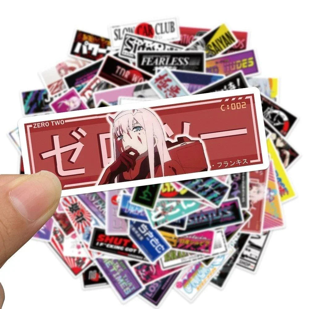 50 Piece JDM Decorative Sticker Pack - JDM Global Warehouse