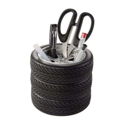 Stacked Wheel and Tire pen holder - JDM Global Warehouse