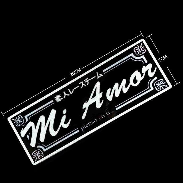 Reflective JDM VIP slap sticker 20cm long - JDM Global Warehouse