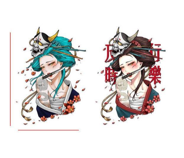 JDM Japanese Geisha Car Stickers - JDM Global Warehouse