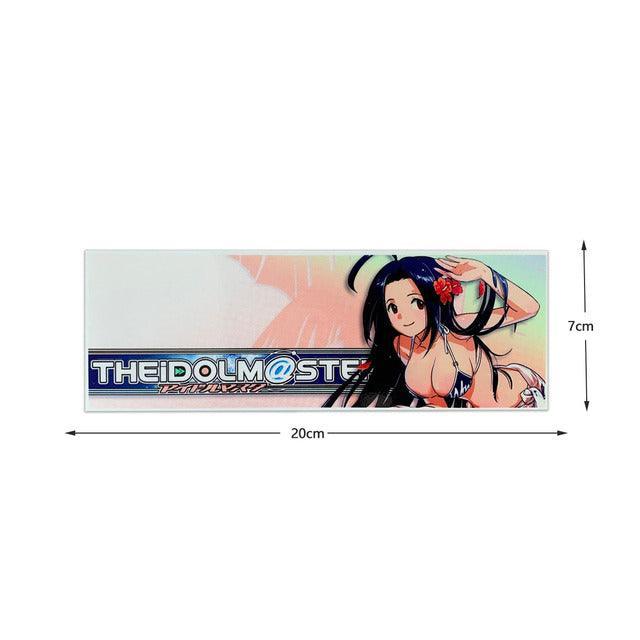 Reflective JDM anime girl sticker - 20cm long - JDM Global Warehouse