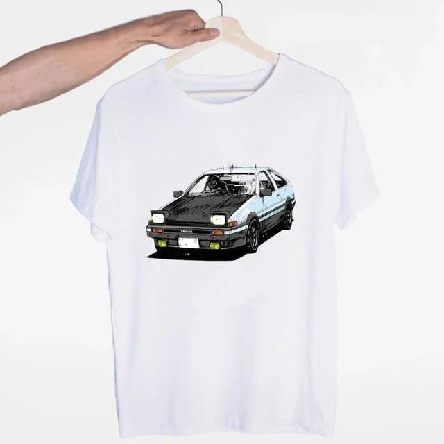 AE86 T-shirt - Four styles in classic white - JDM Global Warehouse