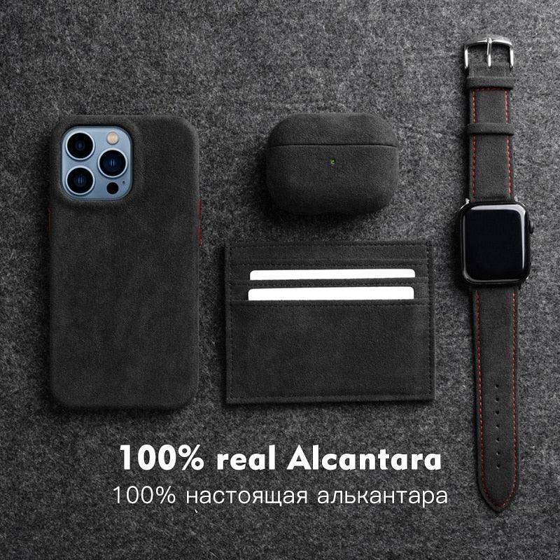 Alcantara case for AirPods Pro 1, Pro 2 - 10 colors - JDM Global Warehouse