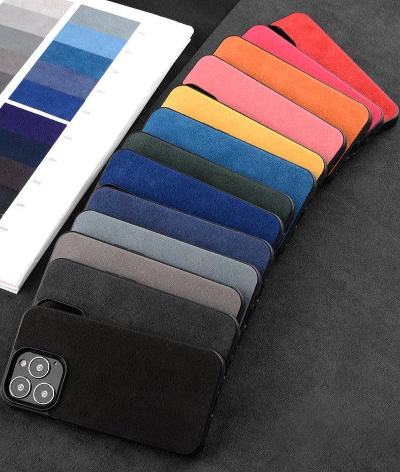 Alcantara Case for iPhone 11, 12 - JDM Global Warehouse