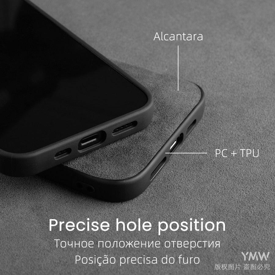 Alcantara Case for iPhone 11, 12 - JDM Global Warehouse