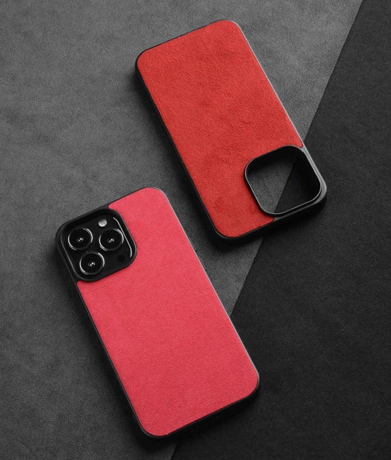 Alcantara Case for iPhone 7, 8, X - JDM Global Warehouse
