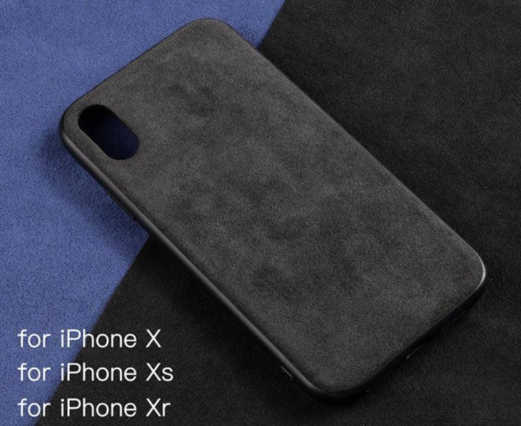 Alcantara Case for iPhone 7, 8, X - JDM Global Warehouse