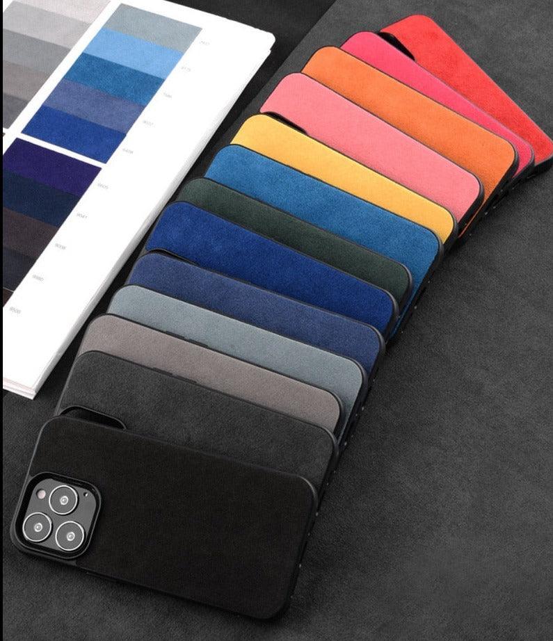 Alcantara Case for iPhone 7, 8, X - JDM Global Warehouse