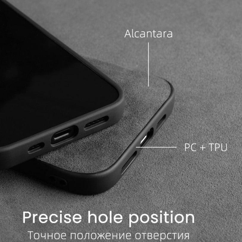 Alcantara Case for iPhone 7, 8, X - JDM Global Warehouse