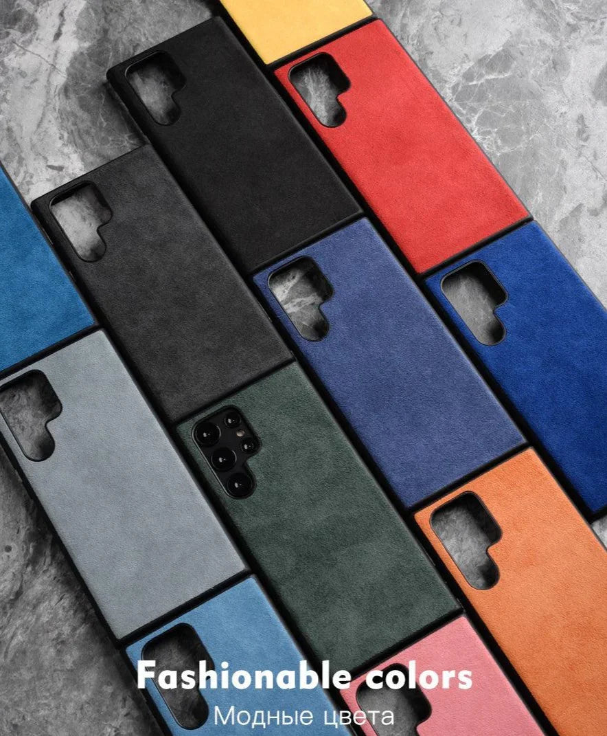 Alcantara Case for Samsung S10, S20 - JDM Global Warehouse