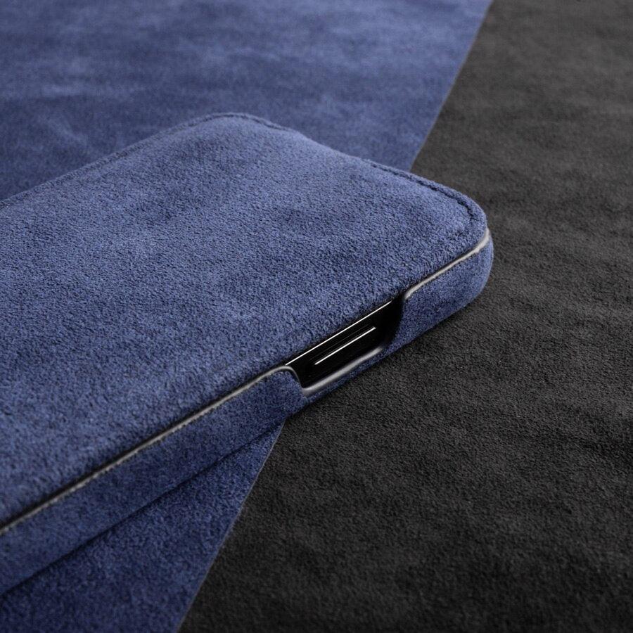 Alcantara flip cover case for iPhone 12 - JDM Global Warehouse