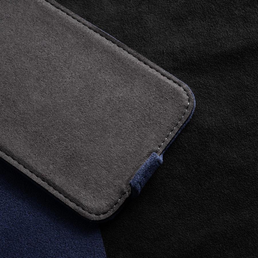 Alcantara flip cover case for iPhone 12 - JDM Global Warehouse