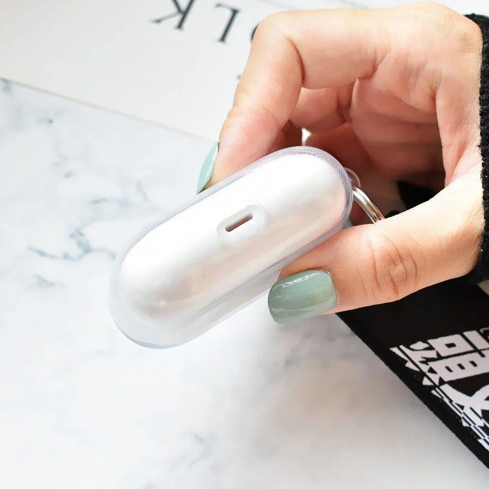 Fujiwara Tofu Shop clear case for Airpods, optional jet tag - JDM Global Warehouse