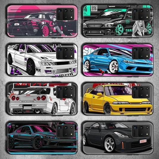 JDM color illustrated phone cases for Samsung Galaxy S9, S10 - JDM Global Warehouse