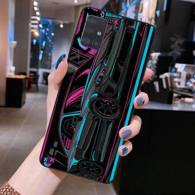 JDM color illustrated phone cases for Samsung Galaxy S9, S10 - JDM Global Warehouse