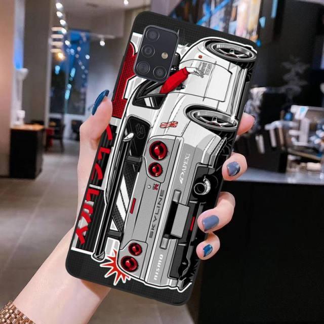 JDM color illustrated phone cases for Samsung Galaxy S9, S10 - JDM Global Warehouse
