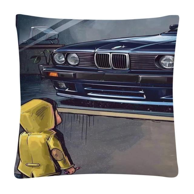 JDM Dream Car cushion cover 45X45cm - 12 styles! - JDM Global Warehouse