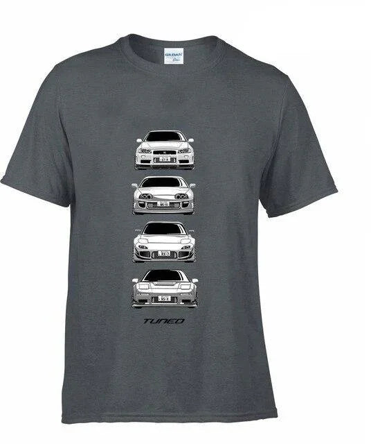 JDM Legends Shirt - R34 GTR / Supra / RX7 / NSX - 9 colors! - JDM Global Warehouse