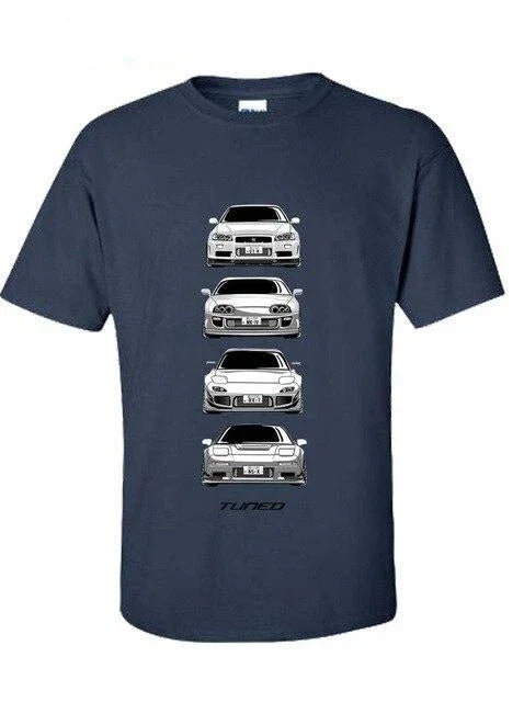 JDM Legends Shirt - R34 GTR / Supra / RX7 / NSX - 9 colors! - JDM Global Warehouse