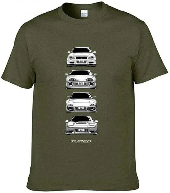 JDM Legends Shirt - R34 GTR / Supra / RX7 / NSX - 9 colors! - JDM Global Warehouse