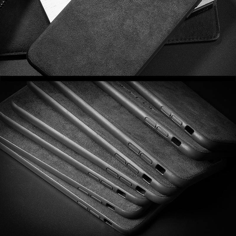 Luxury Alcantara type case for iPhone 12, 11, X and more - JDM Global Warehouse