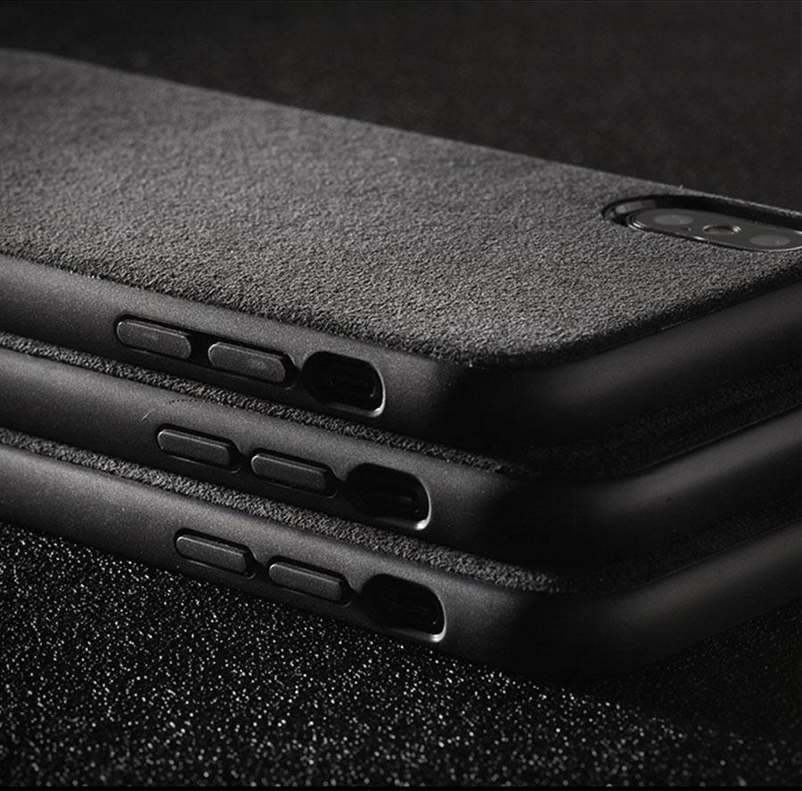 Luxury Alcantara type case for iPhone 12, 11, X and more - JDM Global Warehouse