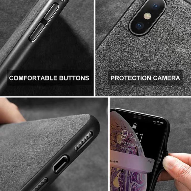 Luxury Alcantara type case for iPhone 12, 11, X and more - JDM Global Warehouse