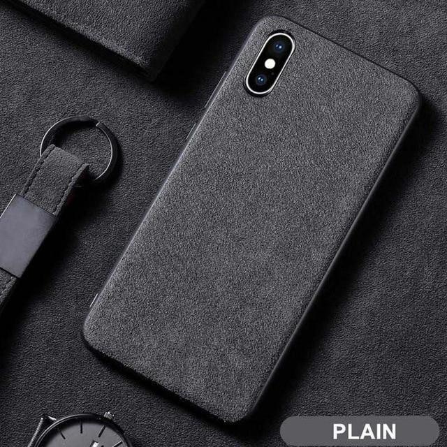 Luxury Alcantara type case for iPhone 12, 11, X and more - JDM Global Warehouse