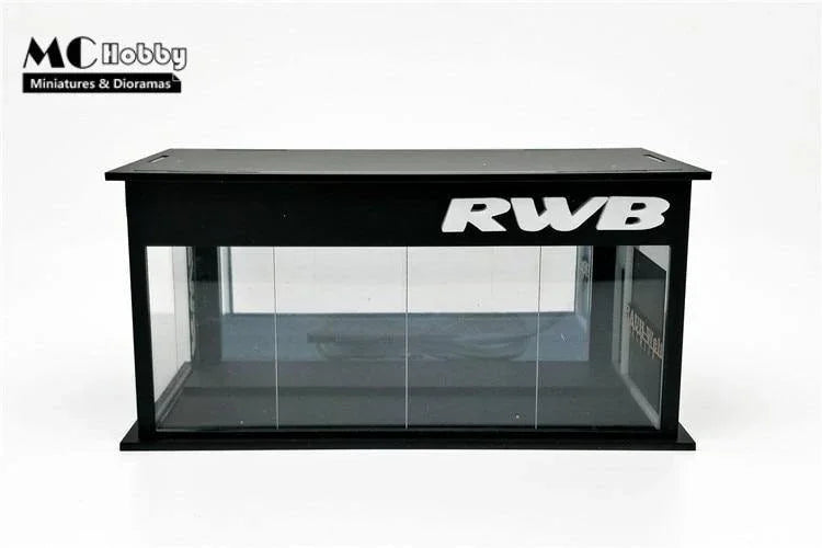 MC Hobby 1:64 Honda & RWB showrooms / garage with LED lighting - JDM Global Warehouse